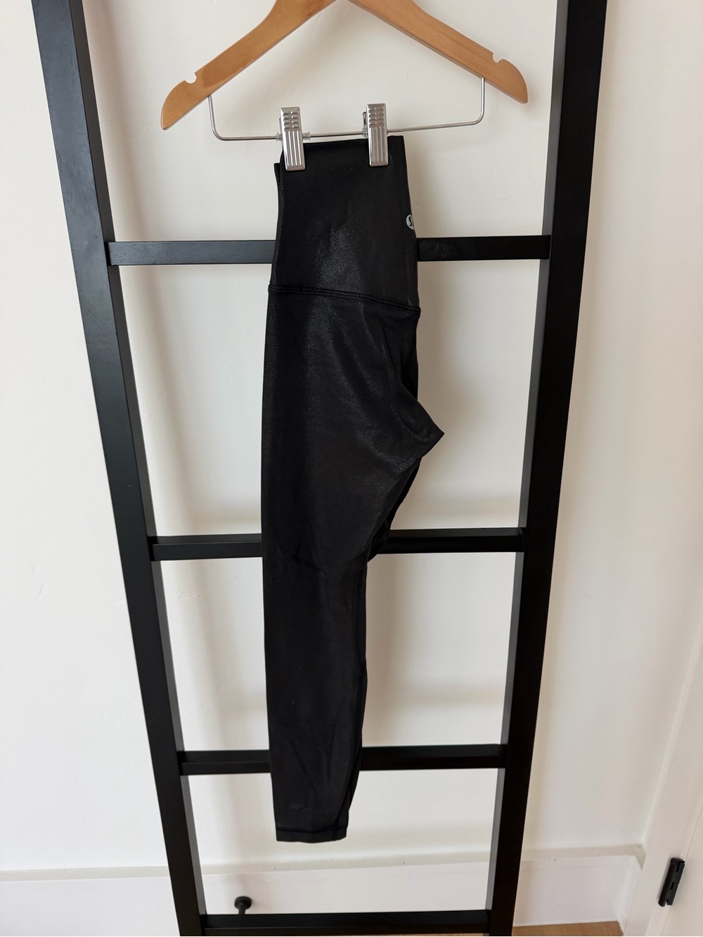 lululemon athletica Black High-Rise Align Black Shimmer Leggings
